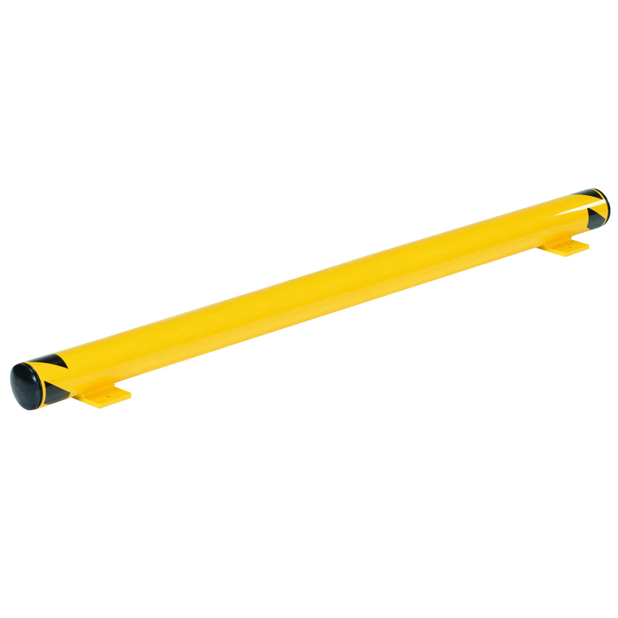 Vestil Steel Floor Stop Bollard - 62in. Length, 9in. Height, Yellow Powder Coat, Model# FSBOL-62